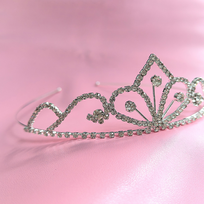 Women'S Hair Accessories Wedding - Silver Color Rhinestone Bridal Crown Luxury