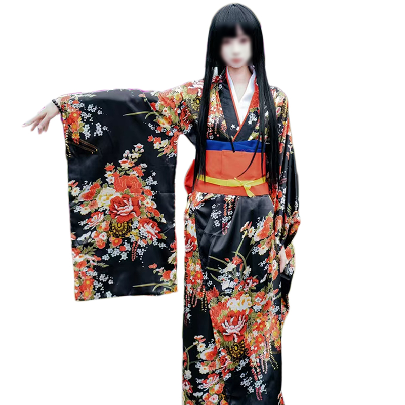 Women'S Kimono Accessories - Anime Jigoku Shoujo Cosplay Enma Ai