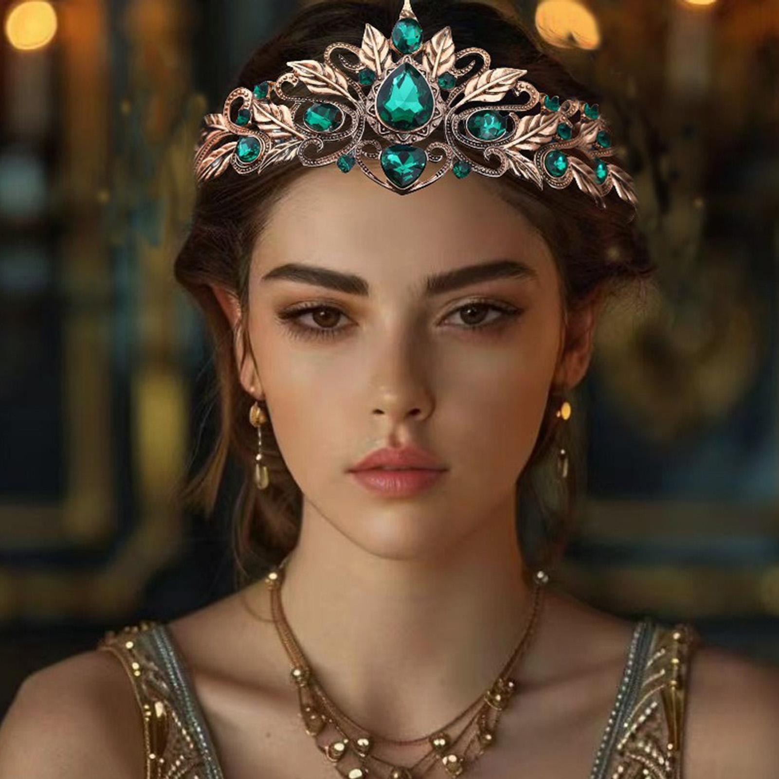 Women'S Hair Accessories Wedding - Baroque Style Round Tear Drop Hair