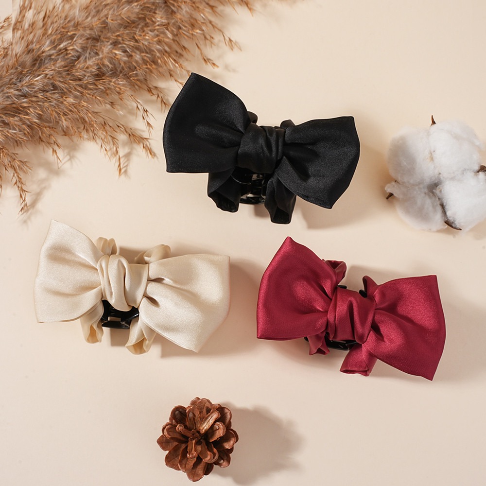 Women'S Accessories Rainbow Shops - RAINBOW BOWS Girls Organza Claw Hair