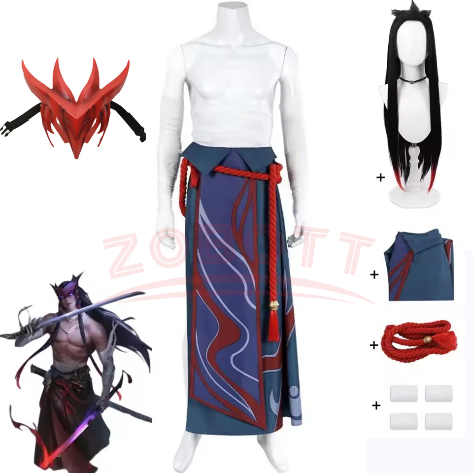 Women Accessories Kit - Game LOL Unforgotten Yone Cosplay Costume