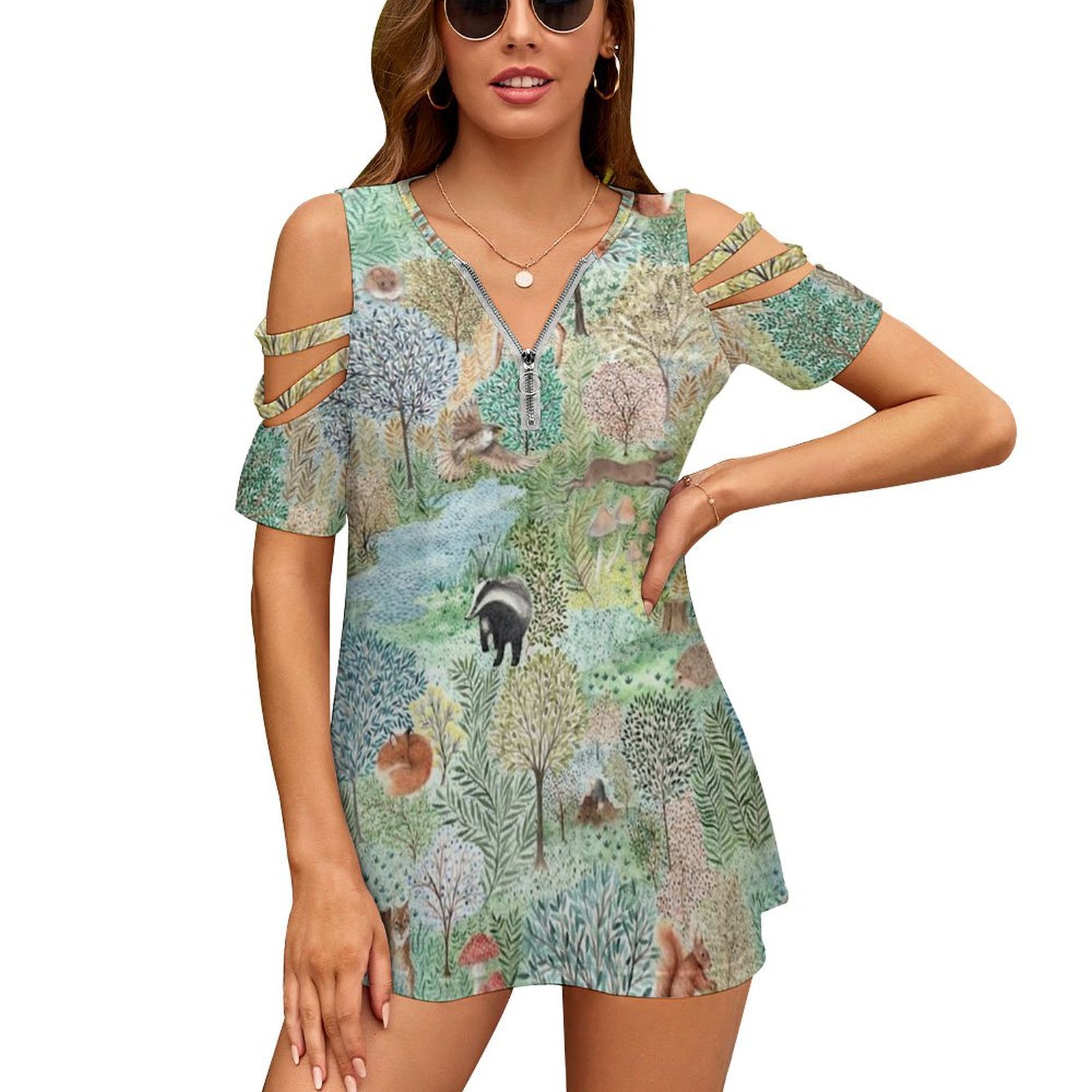 Women Accessories In English - Windermere Woods Women's T-Shirt Summer Fashion