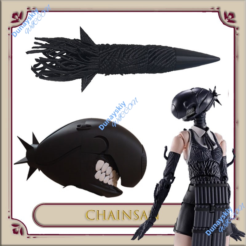Women Accessories Kit - Anime Rezee Demon Cosplay Set Black