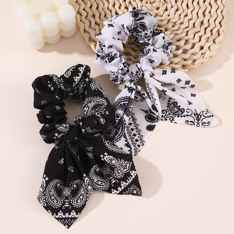 2pcs/set Printed Hair Scrunchi - Hair Tie Velvet review and price