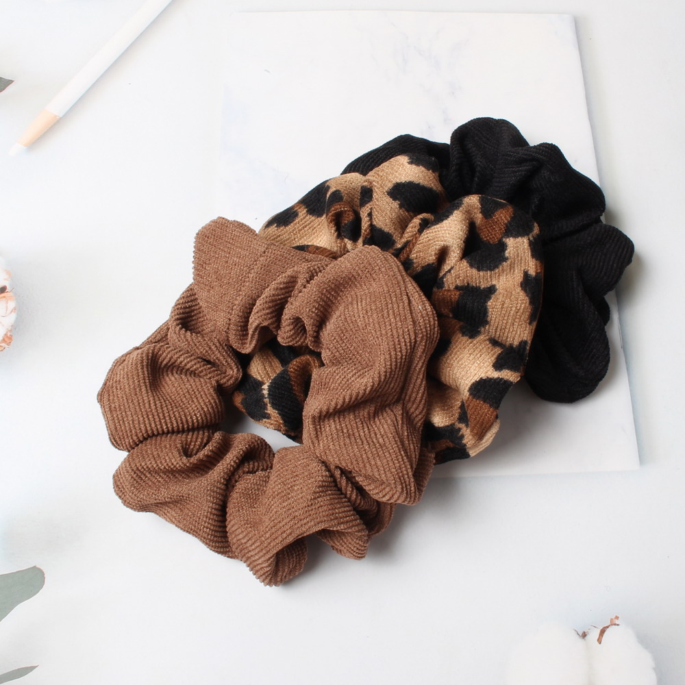 Leopard Print Scrunchie Cord A - Hair Tie Velvet review and price