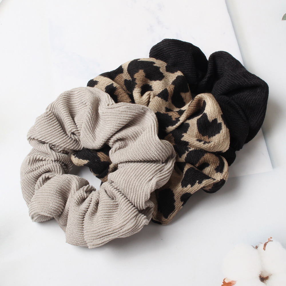 Leopard Print Scrunchie Cord A - Hair Tie Velvet review and price