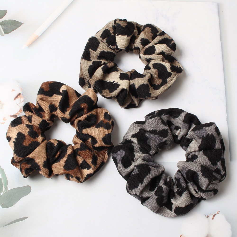 Leopard Print Scrunchie Cord A - Hair Tie Velvet review and price