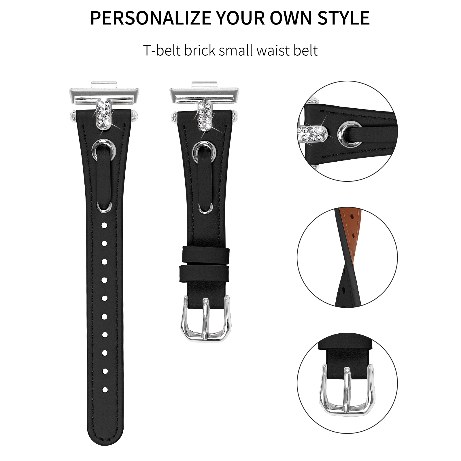 Leather band for Huawei Watch  - Women Accessories In English review and price