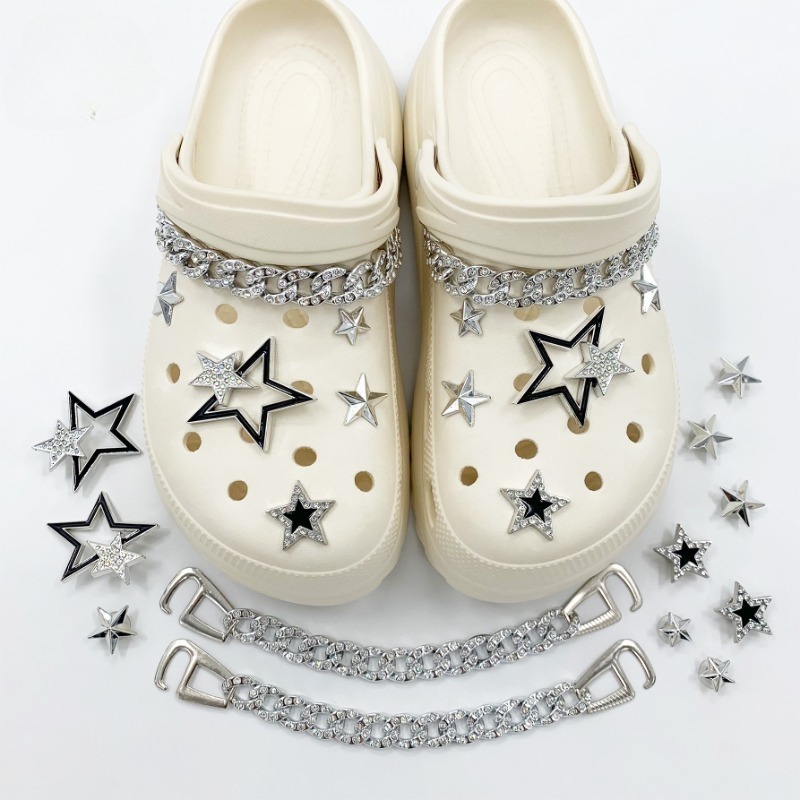 12PCS Fashion Shiny Shoe Charm - Women'S Accessories Crocs review and price
