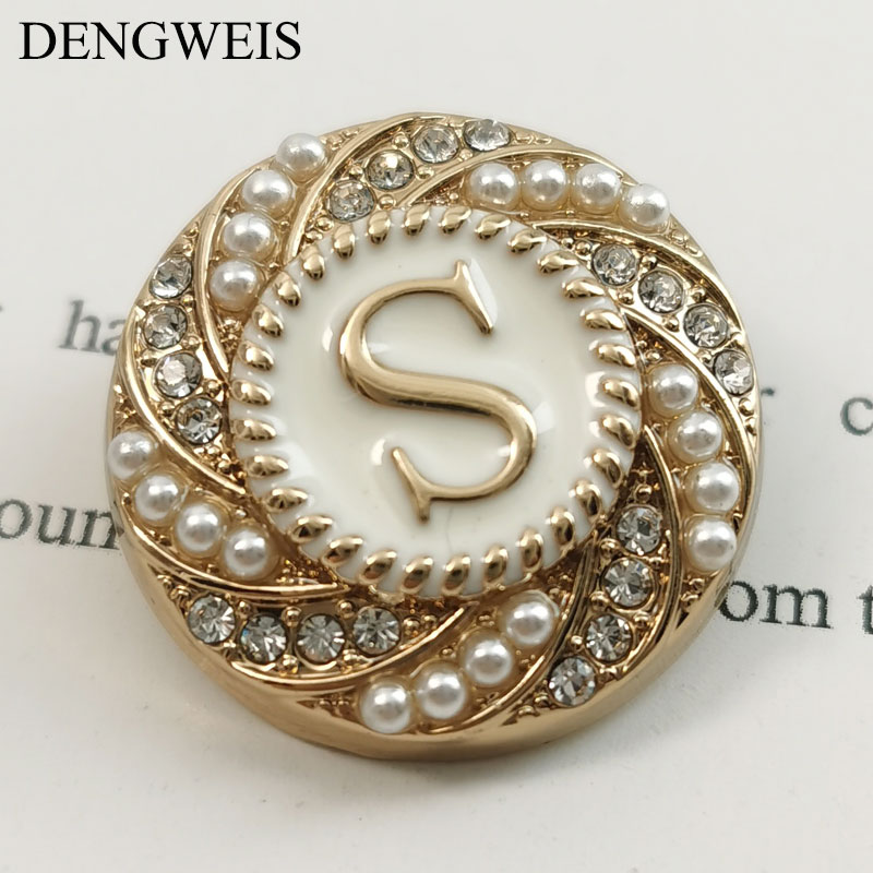 English Letter S Round Gold Me - Women Accessories In English review and price