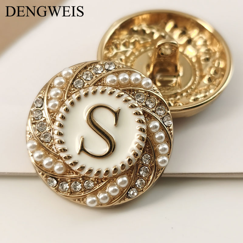 English Letter S Round Gold Me - Women Accessories In English review and price