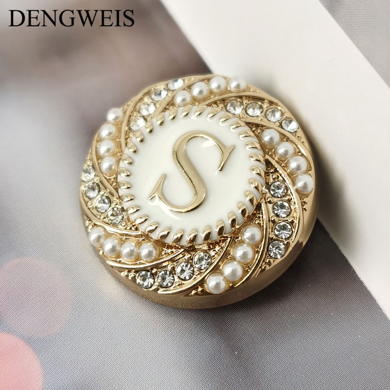 English Letter S Round Gold Me - Women Accessories In English review and price