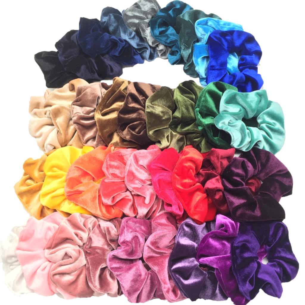 6pcs/lot Hair Scrunchies Acces - Hair Tie Velvet review and price