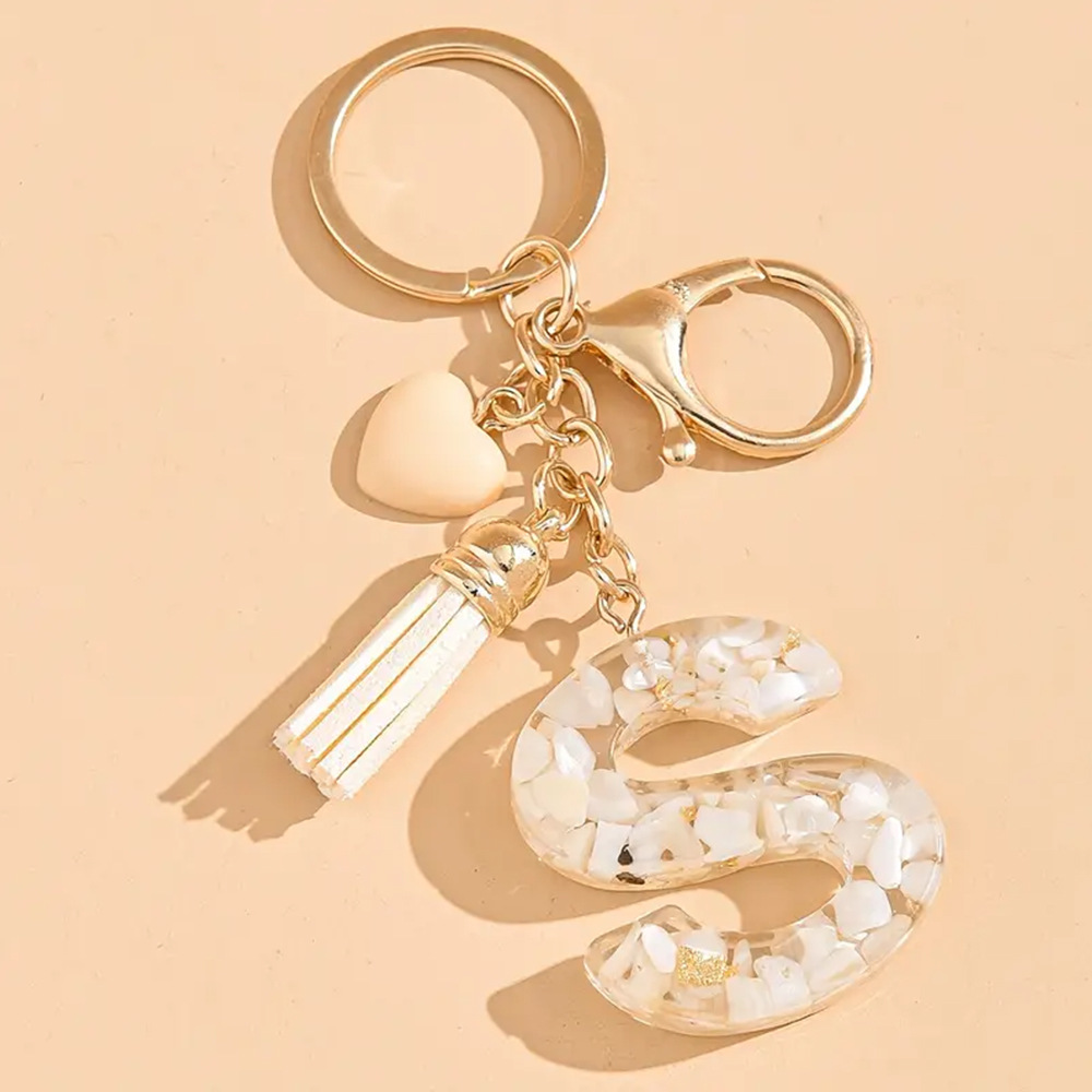 A-Z English Keychain Tassel Re - Women Accessories In English review and price