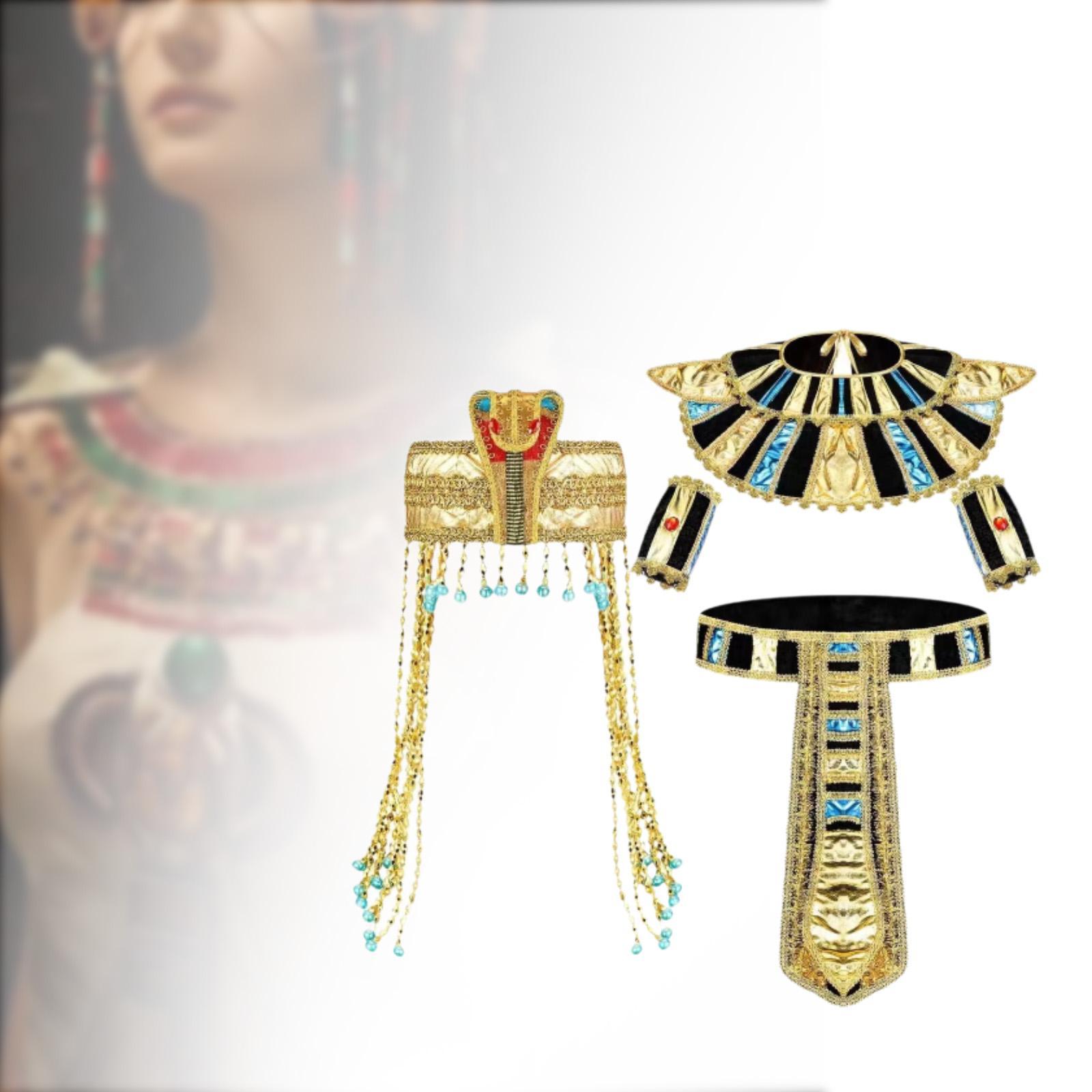 5Pcs Womens Egyptian Costume A - Women'S Egyptian Accessories review and price