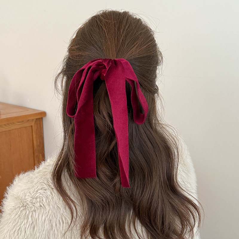 Cute Red Black Velvet Ribbon B - Hair Tie Velvet review and price