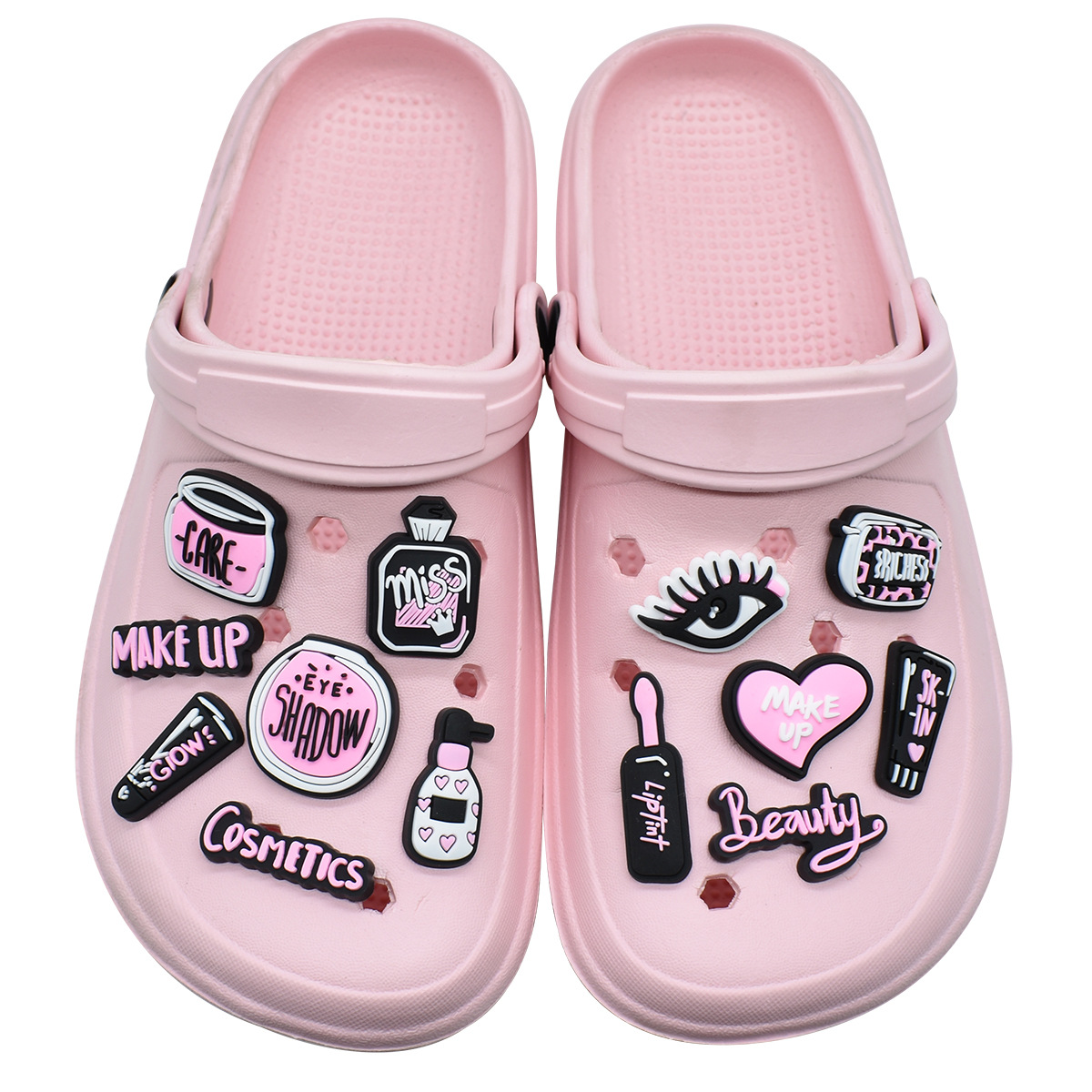 Pink Beauty Makeup Shoe Charms - Women'S Accessories Crocs review and price