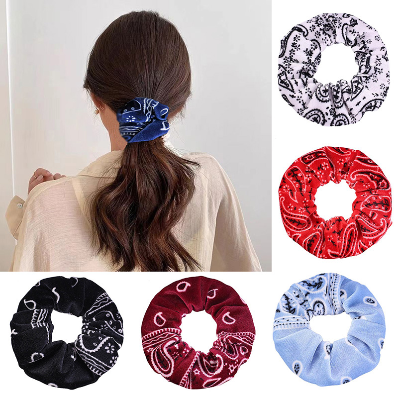 3PCS/4PCS/7PCS Velvet Paisley  - Hair Tie Velvet review and price