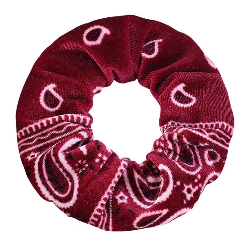 3PCS/4PCS/7PCS Velvet Paisley  - Hair Tie Velvet review and price