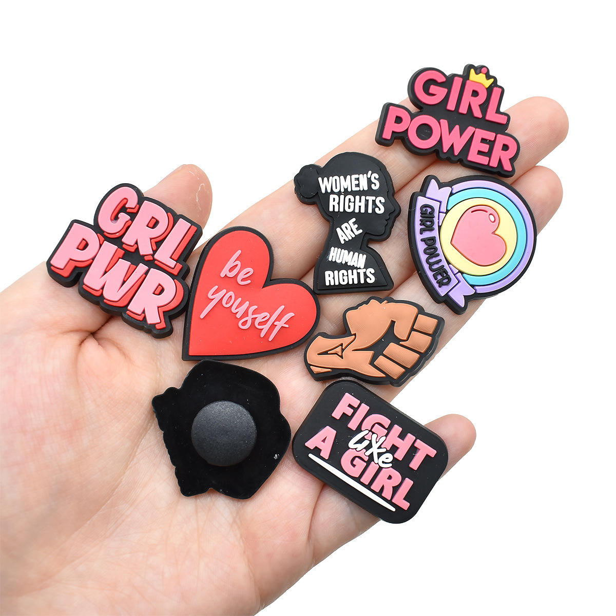 Cute Pink Power Shoe Charms De - Women'S Accessories Crocs review and price