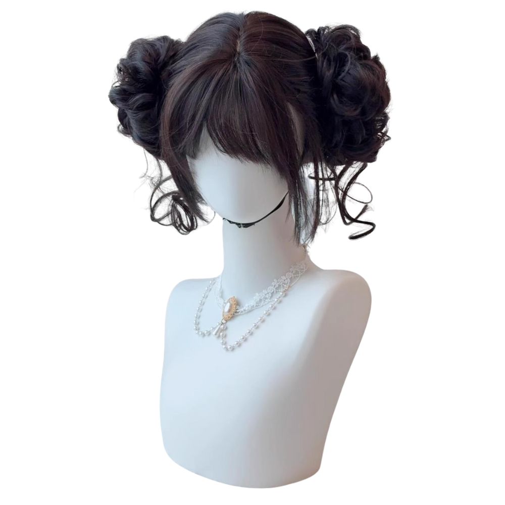 Cute Double Buns Wig Cosplay W - Women Accessories Kit review and price