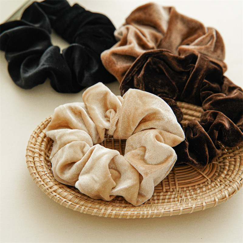 1-4PCS Women Hair Scrunchies V - Hair Tie Velvet review and price