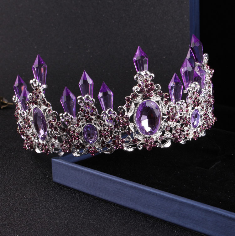 Noble Purple Crystal Bridal Je - Women Jewelry Accessories For Black Dress review and price