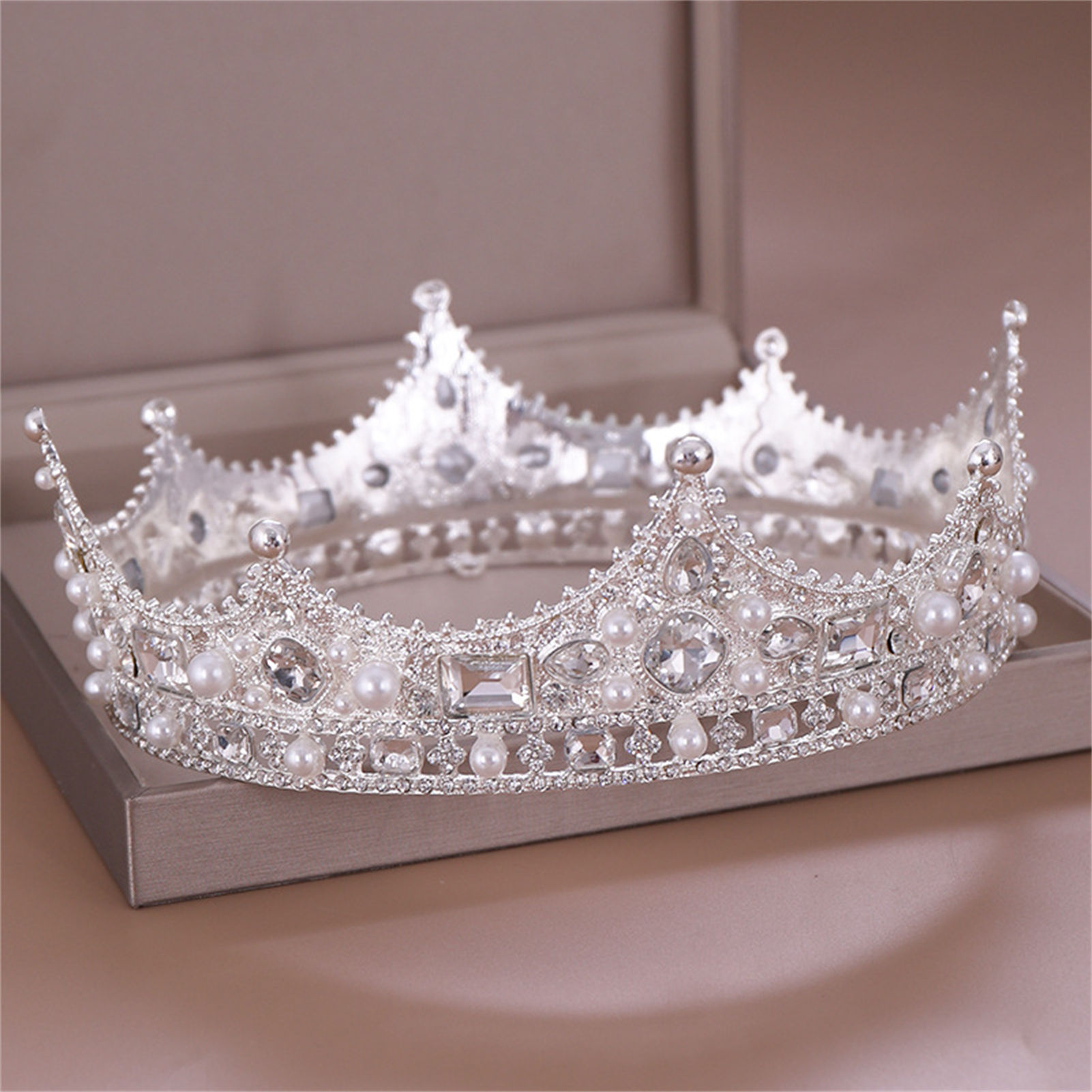 Alloy Crown Tiara Retro Bridal - Women'S Hair Accessories Wedding review and price