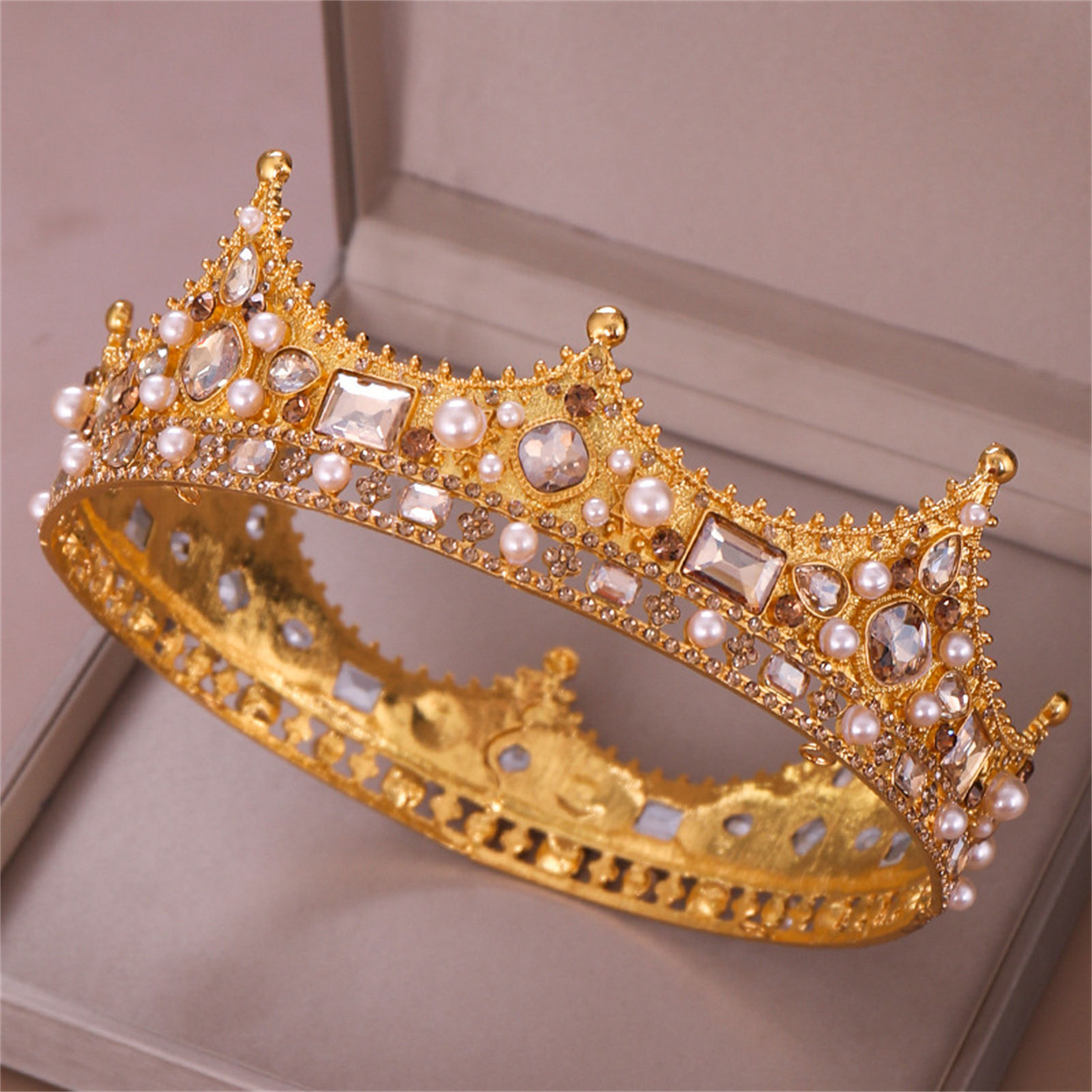 Alloy Crown Tiara Retro Bridal - Women'S Hair Accessories Wedding review and price
